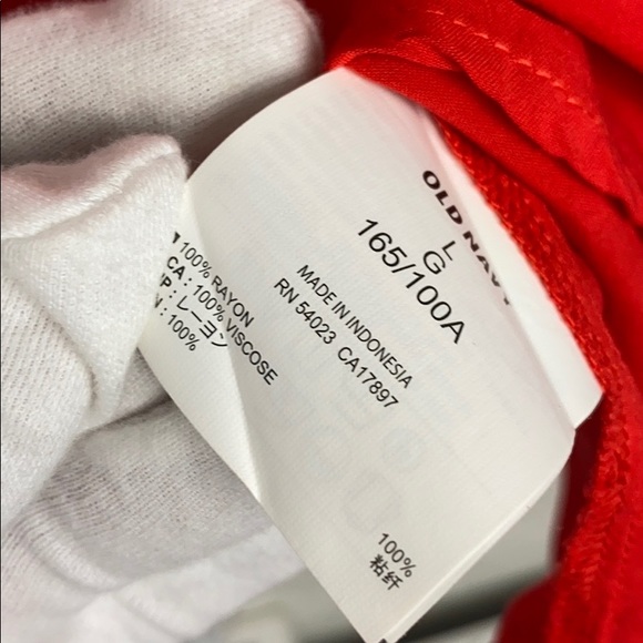 Old Navy Red Front Pocket Red Tank - Picture 4 of 6